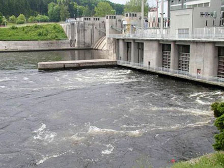 Vodní elektrárna Kamýk nad Vltavou